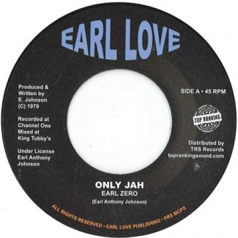 7inch Record EARL ZERO - Only Jah / Only Jah Dub TRSEL5 Earl Love/Top R 1979 Europe Reggae, Ska & Dub Used