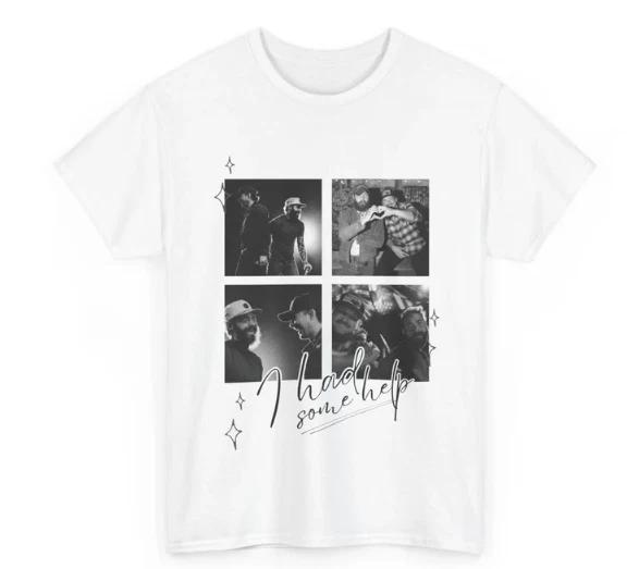 Post Malone Morgan Wallen I Had Some Help T-Shirt M