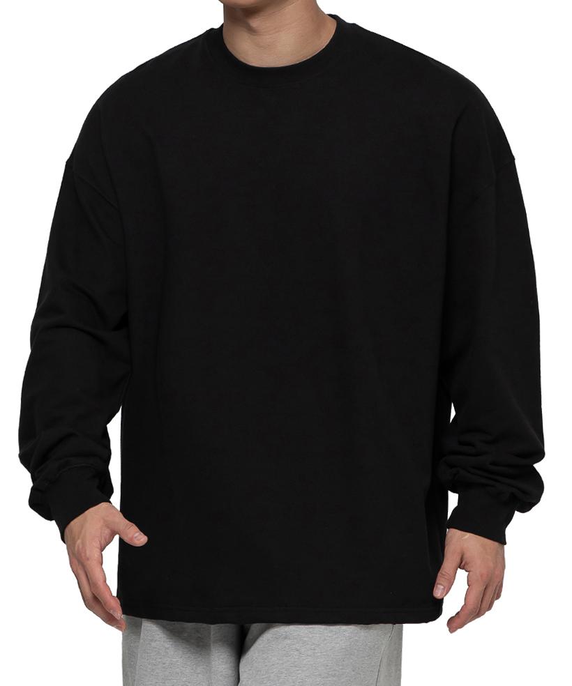 Adent Soul Terry Oversized Long Sleeve (Black) L