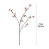 Artificial Apples Branch Realistic Tall Apples Bouquet Tree Branch with Long Stem Green Leaves Fruit Plant for Home