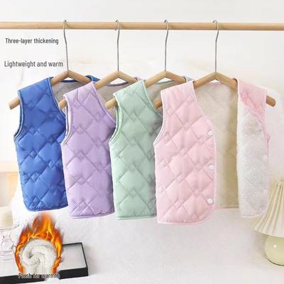 Chaleco de Invierno para Niños con Forro de Terciopelo: Esencial para el Uniforme Escolar