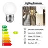 6 Packs E27 Led Bulb 1w 2w 3w Filament Edison Small Screw Ses Sbc Ac220v PC Milky Plastic Warm-white Bedroom Livingroom Lighting