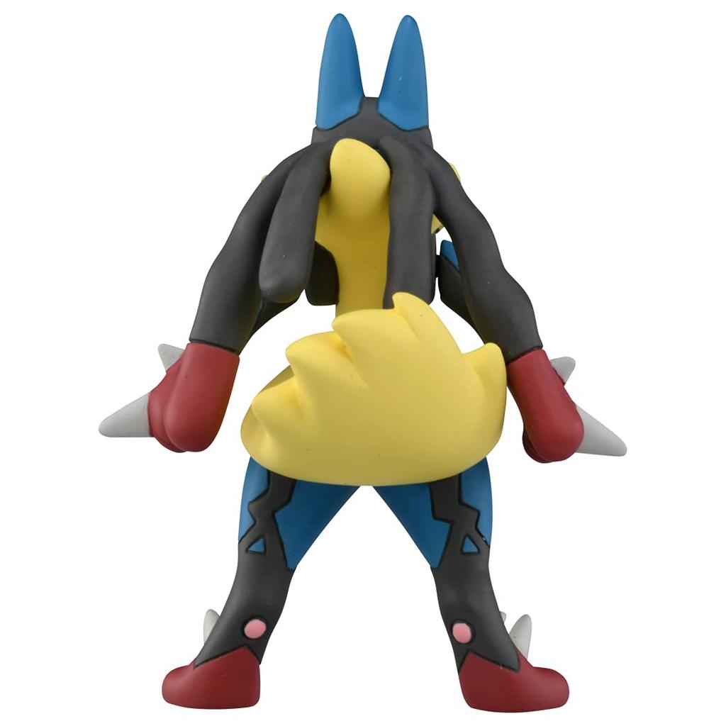 TAKARA TOMY MonColle Mega Pokemon Figur Alter 4 und Erfüllt Spielzeugsicherheit ST-Zeichen "Pokemon MS-52 Lucario" Spielzeug, hoch, Standards, Zertifiziert.