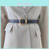 Leather Womens Belt With Pin Buckle For Casual Office Wear