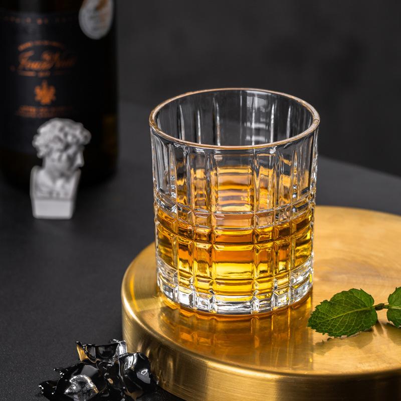 300ml/380ml Exquisite Foreign Wine Glass Elegant Whiskey Glass Transparent Cocktail Glass Party Fashion Colin Cup Wine Utensils
