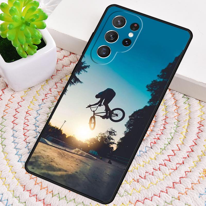 BMX Bike Extreme Telefoonhoesje voor Samsung Galaxy note 10 pro S26 Ultra S23 S24 FE S25 S21 S22 PLUS schokbestendig Cover