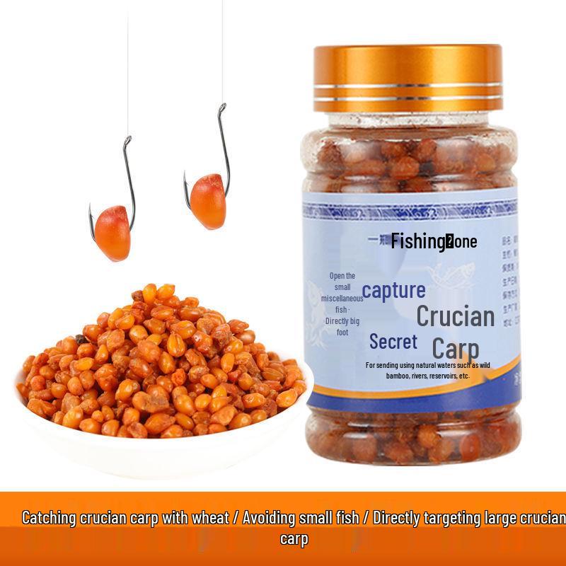 Wild Fishing Bait for Crucian Carp, Grass Carp, Bream, and Mandarin Fish - Wheat and Wine Rice Granule Groundbait