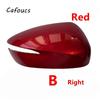 1pcs Car Wing Side Rearview Mirror Cover Cap Shell For Mazda CX-3 CX3 2013- CX-5 CX5 2015 2016