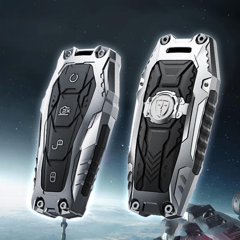 Galvanized Alloy Silicone Car Smart Remote Key Case Cover For BYD Song Pro Tang Dmi QIn PLUS MAX Yuan EV Dolphin Seagull