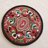 Vintage Embroidery Round Coasters Ethnic Floral Teacup Insulation Pads Placemats Anti-Skid Dining Table Mat