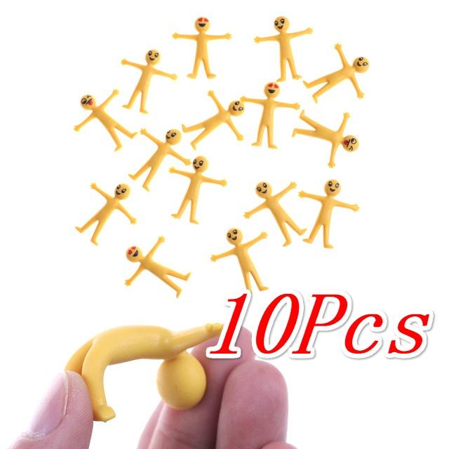 

Креативная 10 шт./лот, детская вечеринка, сувениры, мини-липкая эмодзи с желтым человеком, игрушка для детей 10 pcs