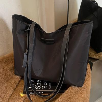 New Nylon Casual Bag Large Capacity Commuting Toy Bag for Work and Class Korean Version Simple Shoulder Bag