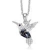Huitan Elegant Bird Pendant Necklace Inlaid Shiny CZ for Women Wedding Party Anniversary Trendy Charming Accessories JewelryGood Product