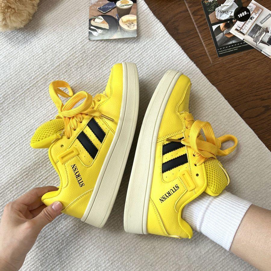 Student Bread Shoes Dopamine Autumn New Couple Ins Tide 2025 Casual Versatile Breathable Student Board Shoes Tide