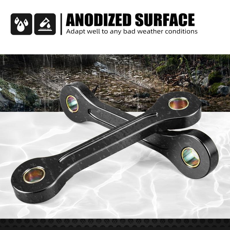 NICECNC For Suzuki DRZ400 DR-Z 400 2000-2024 Motorcycle Aluminum Lowering Link Lower 250MM For Kawasaki KLX400 2000-2019