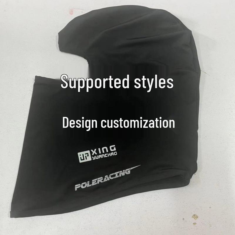 Acoperire pentru Cap din Mătase de Gheață pentru Motociclism și Activități în Aer Liber - Logo Personalizat Disponibil