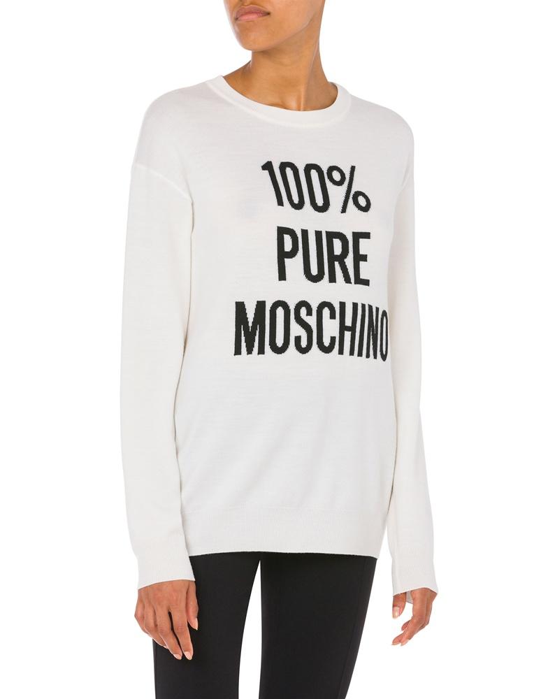 MOSCHINO Pure Logo Essential Knit