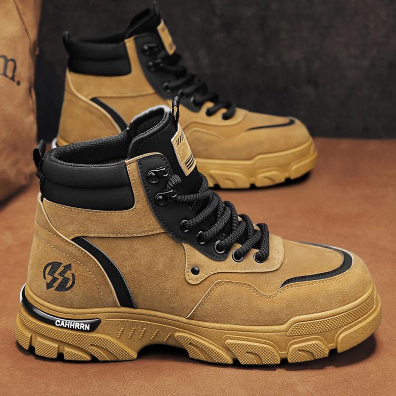 Fashion CYYTL Mens Boots Casual Shoes Cowboy Combat Winter Tactical Motorcycle Chelsea Ankle Leather Work Outdoor Hiking Designer Luxury