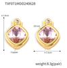 Chic Style Jewelry Set with Interchangeable Zircon - Unique Copper Design