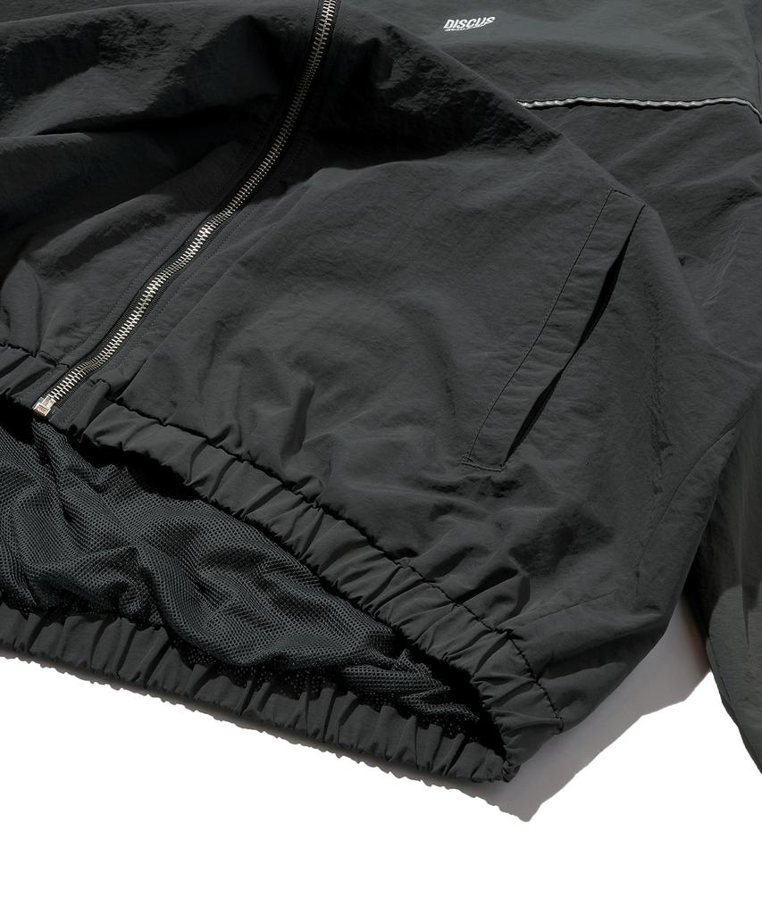 Discus Athletic Logo Track Jacket Charcoal