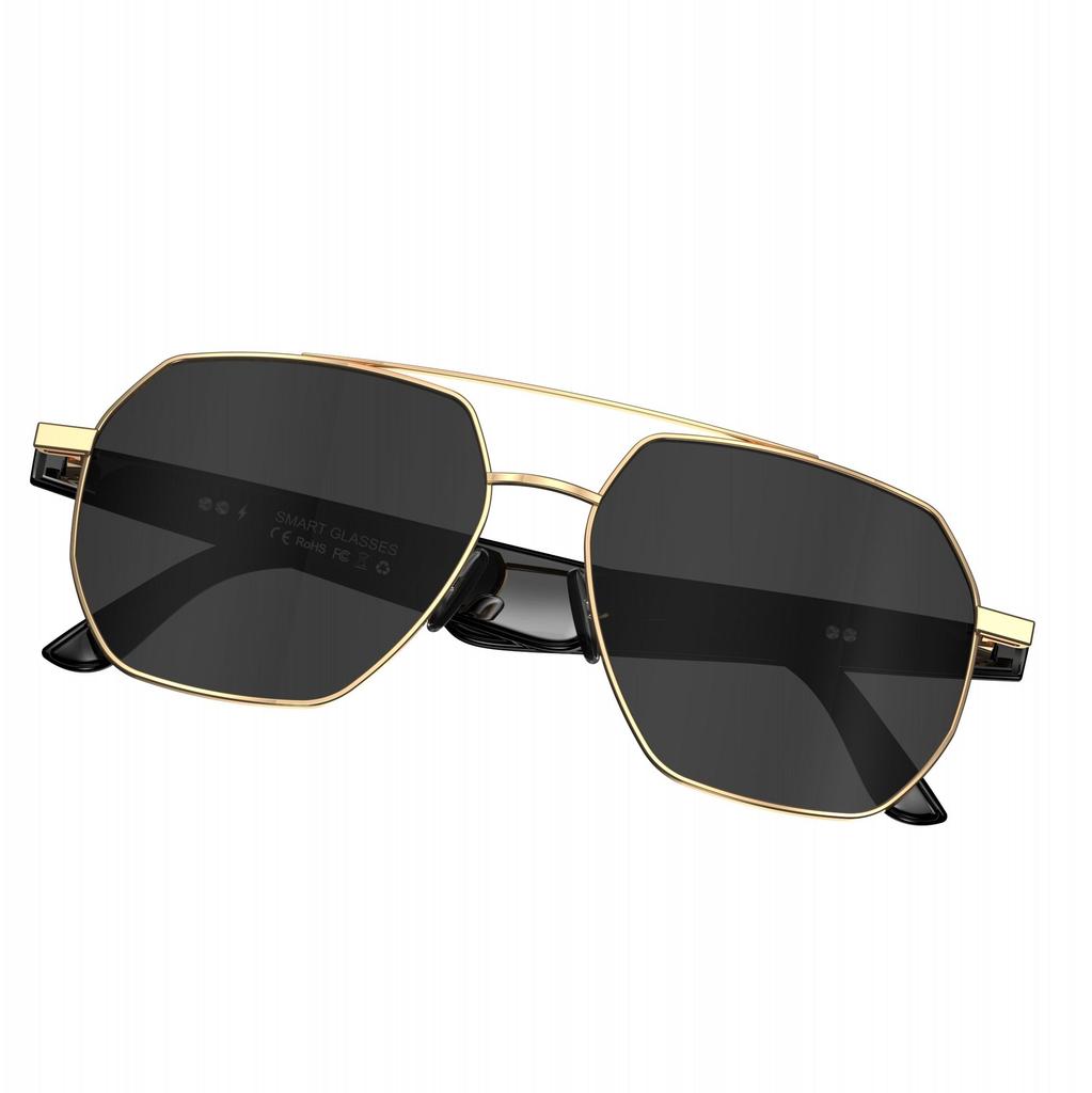 W100C Bluetooth AI Translation Smart Glasses Advanced Sports Style Sunglasses Call Listening Technology Glasses