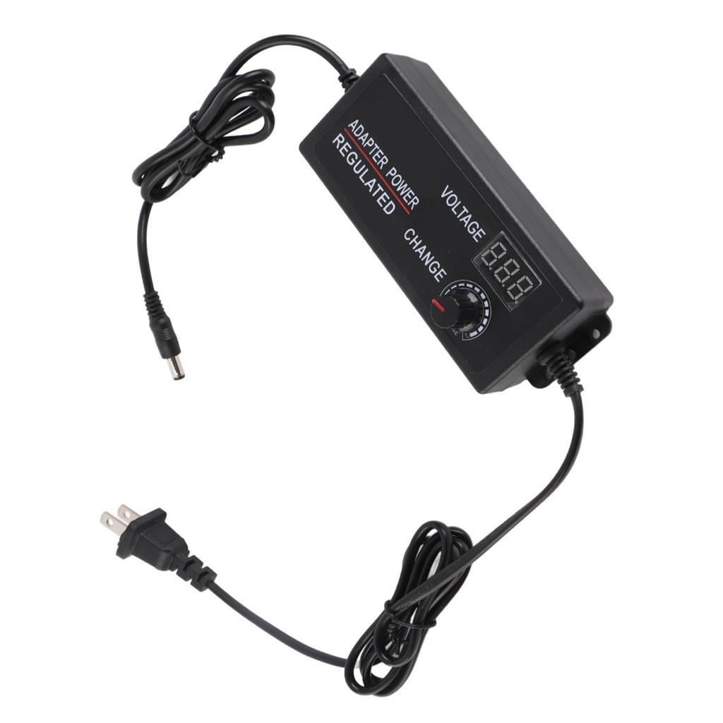 2.5A 72W DC 9V 24V Adjustable Power Adapter Voltage Display Speed Controller