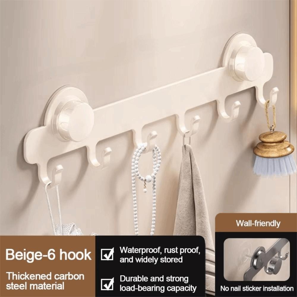 Strong Load-bearing Bathroom Towel Holder Waterproof Hanging Coat Rack Restroom