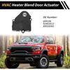 HVAC Air Door Actuator Heater Blend Door Actuator for Buick LeSabre 2000-2005 for Buick Riviera 1995-1999 AC Heater Actuator No.604106/52402612