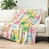Blanket warm soft Hello plush K-KittyS cartoon kawaii blanket for cute sofa living room office bedroom travel gift Flannel