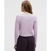 Lululemon Cotton Blend Henley Long Sleeve Shirt Lilac Ether