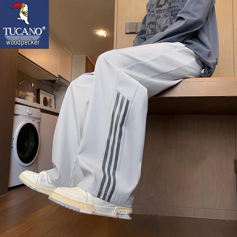 Tucano Men's Casual Loose-Fit Straight-Leg Sports Sweatpants