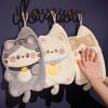 Cartoon Cuddle Cat Can Hang Hand Towel Absorbent Towel Dishcloth Dishcloth Cute Small Towel Strong Absorbent Cute