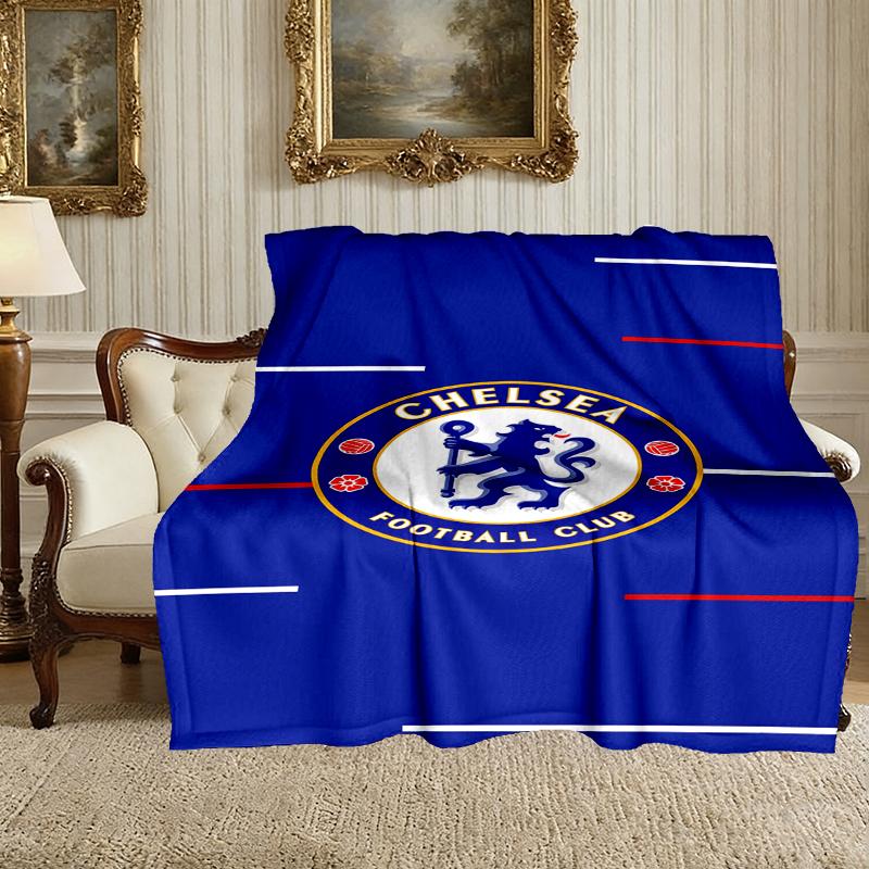 Chelsea FC Blanket, Valentine's Day, Halloween, Thanksgiving Gift Blankets, Home Blanket for Bed and Couch Use