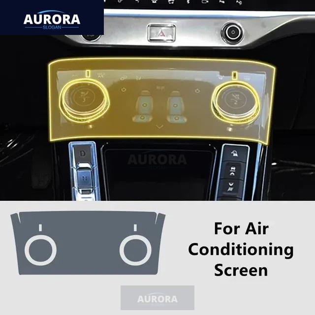 For JAGUAR I-PACE 18-21 Navigation Screen Transparent TPU Protective Film Anti-scratch Repair Film Accessories Refit