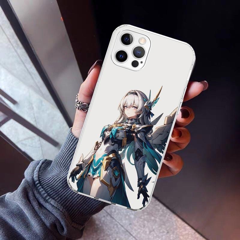 Honkai Star Rail Firefly Phone Case For iPhone 17 Air 11 13 Mini 14 15 Plus 16 12 Pro Max 16E SE 7 8 Pattern Soft TPU Back Cover