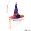Eyeball Flower Witch Hat Spider Pendant Wizard Cap Cool Halloween Hat  Adult