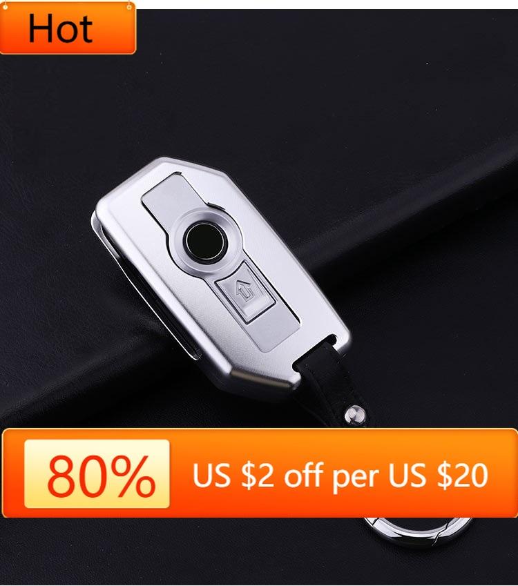 

Interior Mouldings High quality Aluminum alloy Remote Control Package Keyless Start Key Case Holder For BMW K1600 R1200GS R1200R серебряный