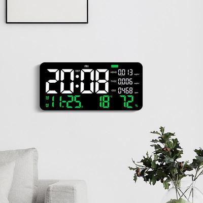 Kreative Funktionale Wanduhr mit Temperatur- & Feuchtigkeitsanzeige - Formaldehyd-Luftprüfung für das Wohnzimmer (Modell 2805)
