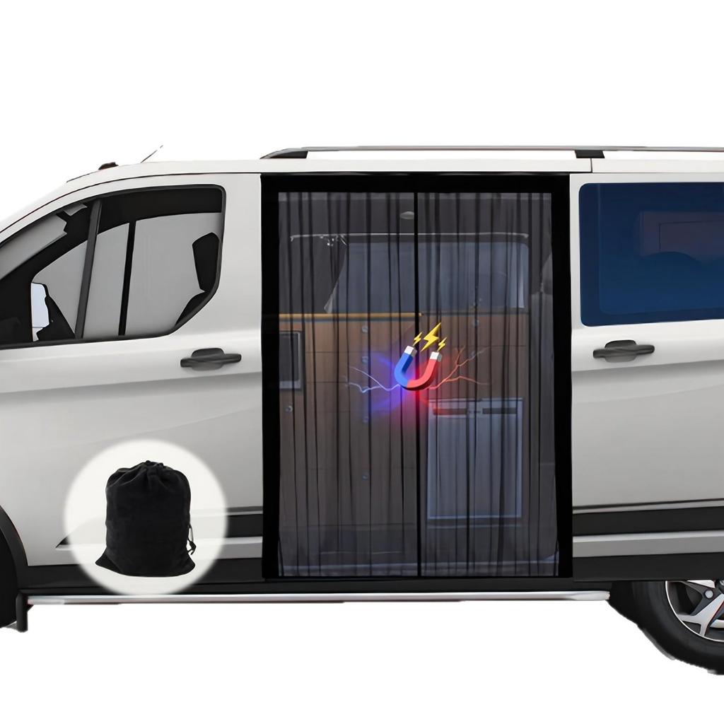 Magnetischer Sonnenschutz und Moskitonetz für Wohnmobile: Heckklappen-Insektenschutz, Sonnenschutz, Wärmeisolierung, Atmungsaktiv