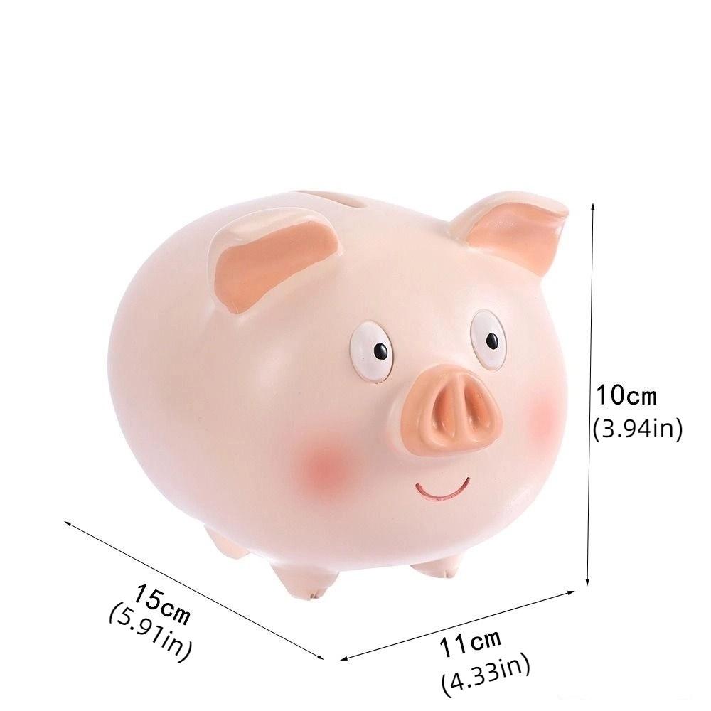 Decorative Cartoon Piggy Money Boxes Anti Drop Piggy Model Piggy Bank Piggy Piggy Bank  Coins Cash