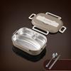 304 Stainless Steel Insulated Compartment Lunch Box Large Capacity Picnic Box  Microwaveable