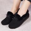 Women's Winter Padded Lightweight Outside Wear Slippers Mom Solid Color Round Toe Low-cut Slippers