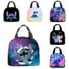 Stitch Lunch Cartoon Bag Oxford Insulated Lunchbox Aluminium Foil Bags Picnic