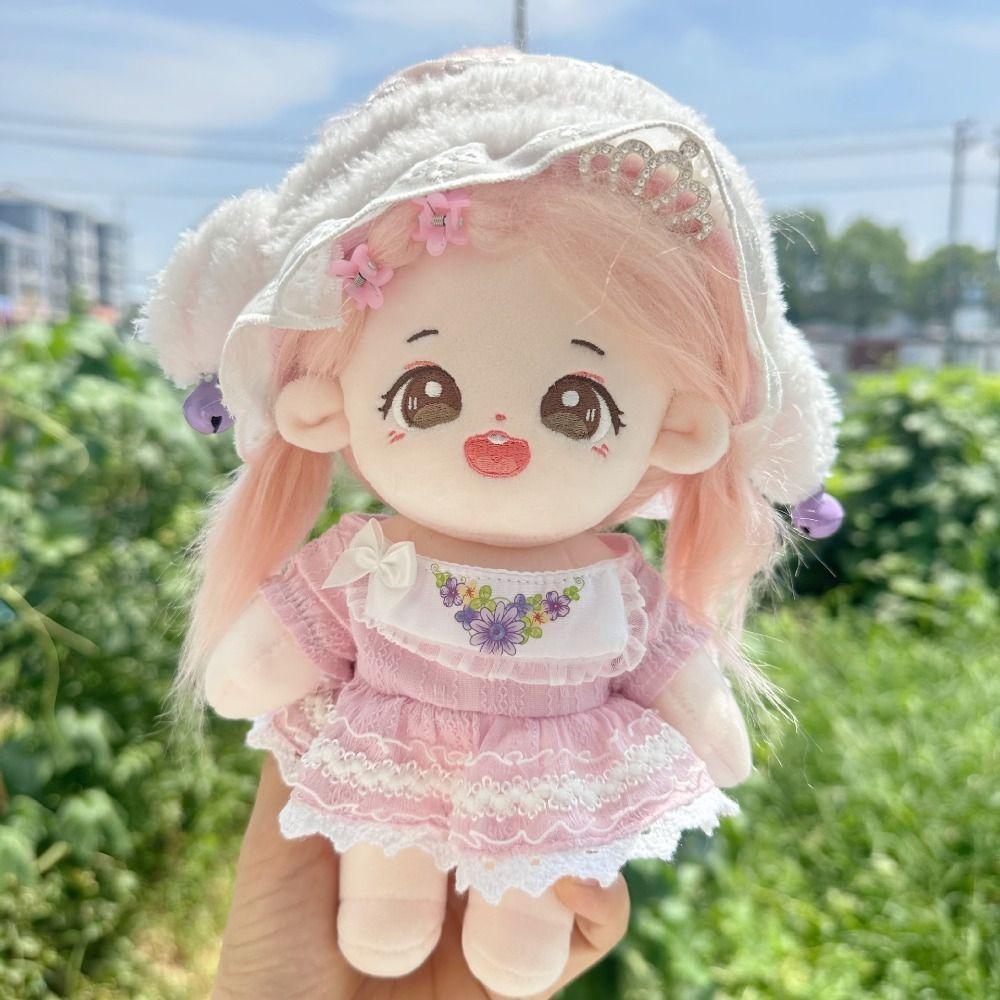 20cm Cos Gift Cotton Doll Clothes Lolita Overalls Doll Accessories Cute Doll Princess Dress