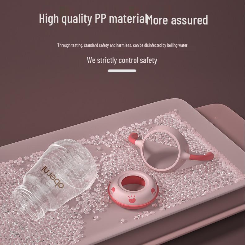 Oubeni 5cm Wide Mouth PP Anti-Colic Baby Bottle, Drop-Resistant Infant Milk Bottle.