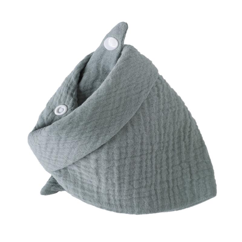 Baby Infants Feeding Bibs Soft Pure Cotton Bandana Saliva Towel Toddler Drool Scarf Newborn Burp Cloth