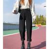 2022 Winter Korean Stytle Fashion Warm Womens High Waist Casual Comfort Warm Jeans Loose Denim Harajuku Streetwear Straight Pant