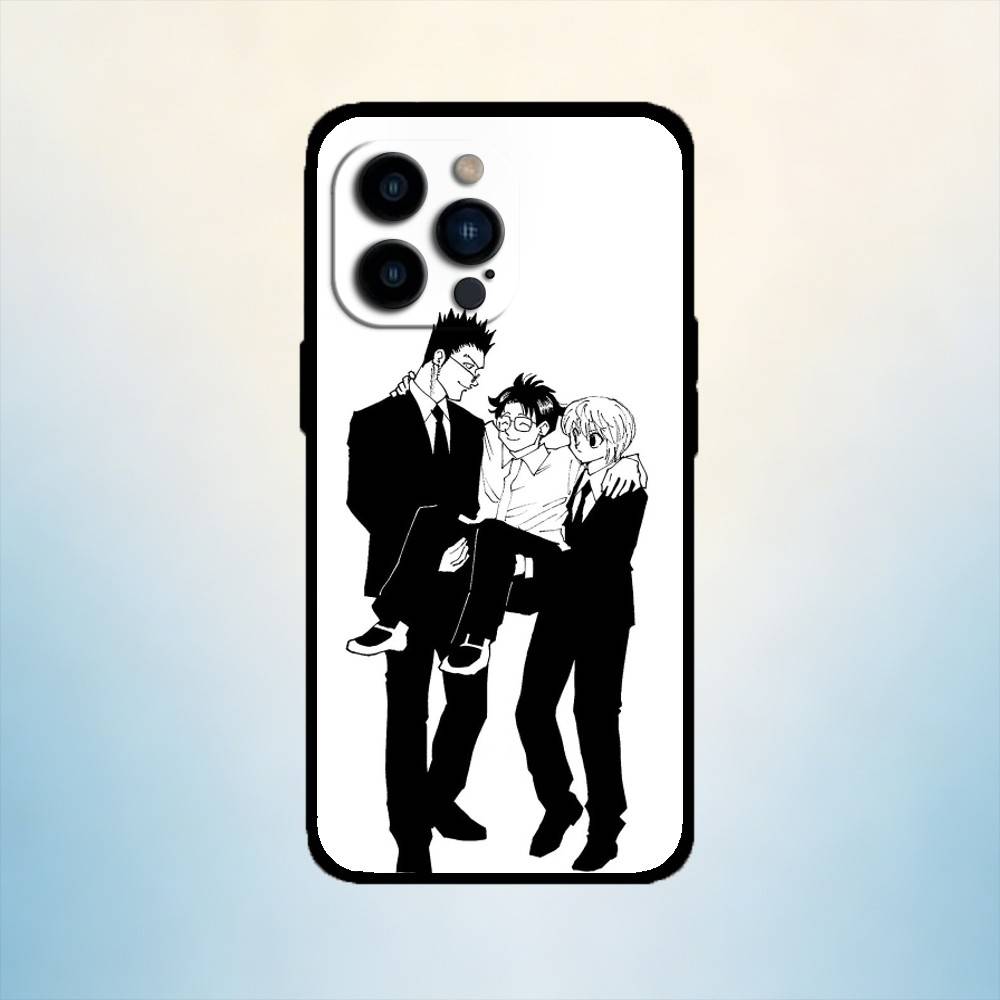 

AAA leorio & kurapika Phone Case For iPhone 17,16,15,14,13,12,11 Plus,Pro Max,XS,Soft Silicone Black Cover iPhone14Pro
