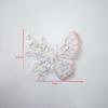 1Pcs Colourful Embroidered Butterfly Tulle Lace Trim PatchRepair DlY Hairpin Headdress Garme Sewing Decoration