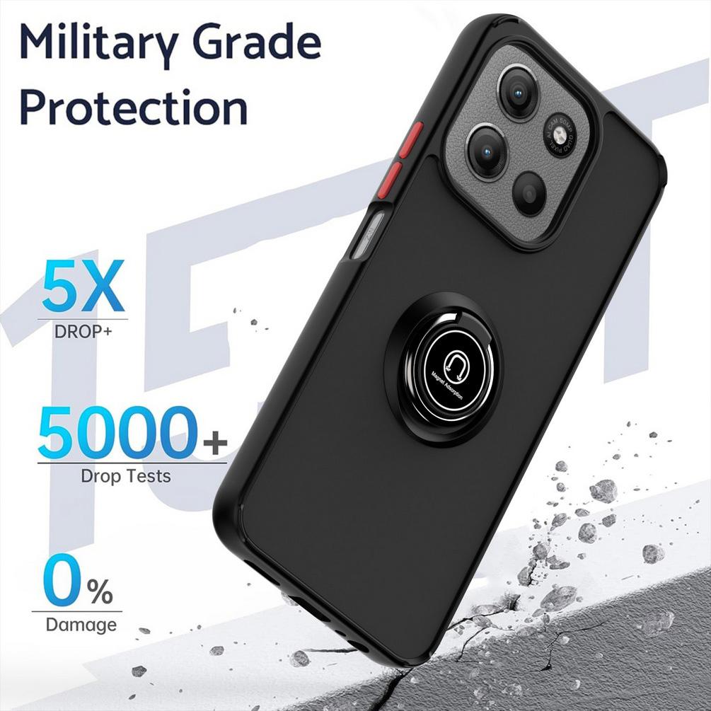 Rotatable Bracket Case for Moto G15 G05 G75 G55 G35 G85 G34 G24 G04 G84 G54 G13 G23 G53 G32 G60 G30 G20 G10 Finger Ring Cover